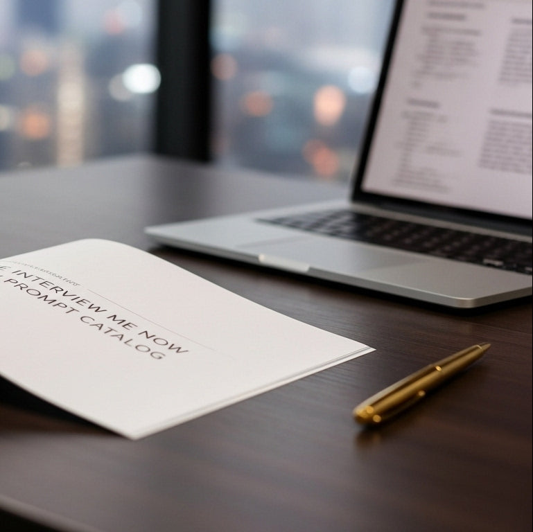INTERVIEW ME NOW PROMPT CATALOG